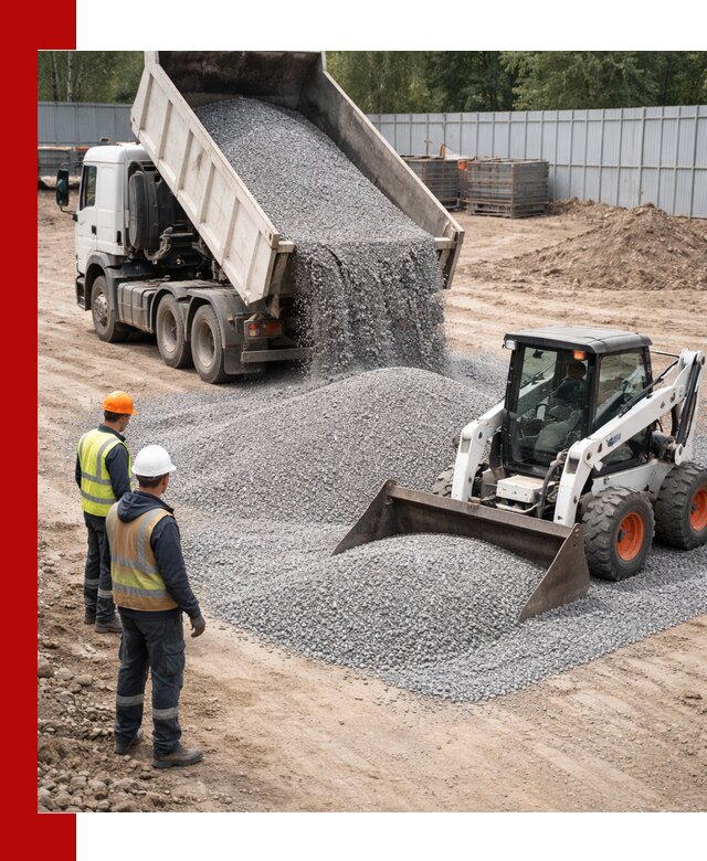 Доставка и продажа гранитного щебня фракции 0-5 в Северодвинске