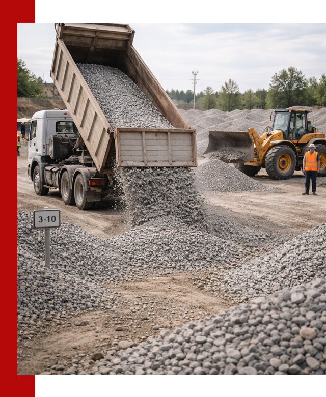 Гранитный щебень фракции 3–10: доставка и продажа в Северодвинске
