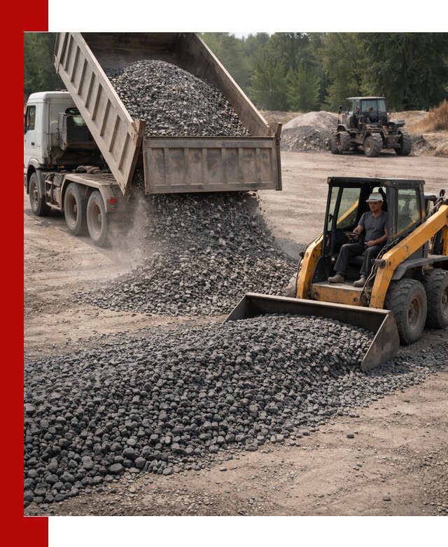 Гранитный щебень фракция 40-70 с доставкой в Северодвинске