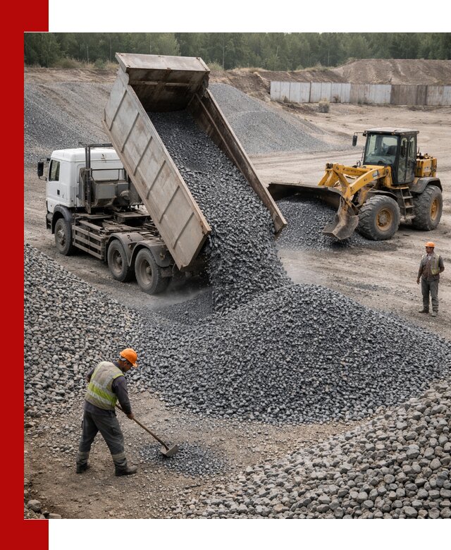 Щебень габбро-диабаз фр. 5-20 с доставкой в Северодвинске