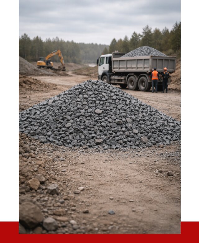 Щебень габбро диабаз фракция 40-70 в Северодвинске от 2227 р-ПРОНЕРУДСвр