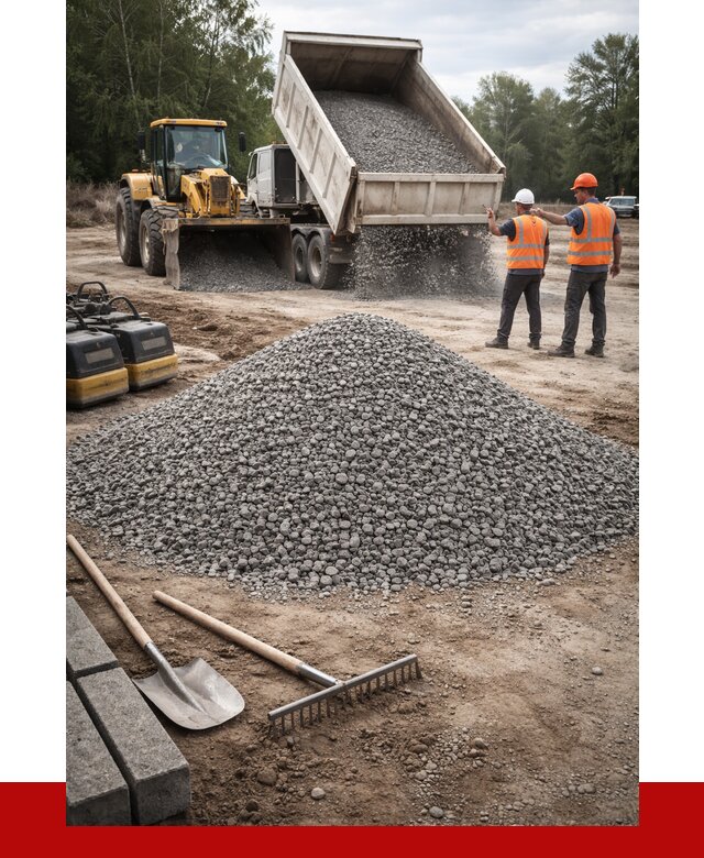 Гравийный щебень купить в Северодвинске от 2227 р. ПРОНЕРУДСвр