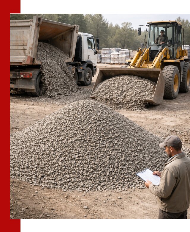 Гравийный щебень фракция 5–10 с доставкой в Северодвинске