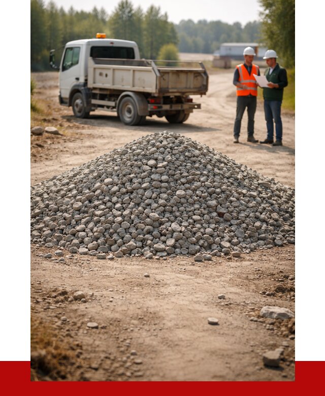 Гравийный щебень фракция 20-40 в Северодвинске от 1215 р. | ПРОНЕРУДСвр