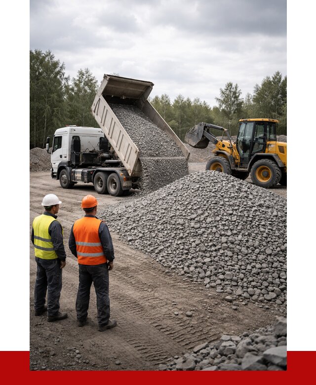Гравийный щебень фракция 40-70 в Северодвинске от 9615р | ПРОНЕРУДСвр