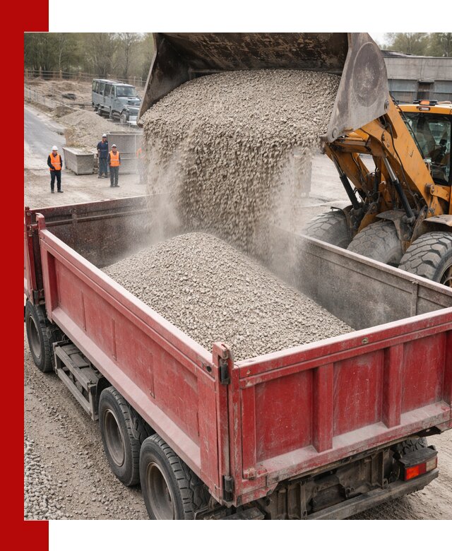 Купить известняковый щебень фракции 0-5 с доставкой в Северодвинске