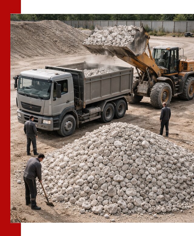 Известняковый щебень фракция 70–150 с доставкой в Северодвинске