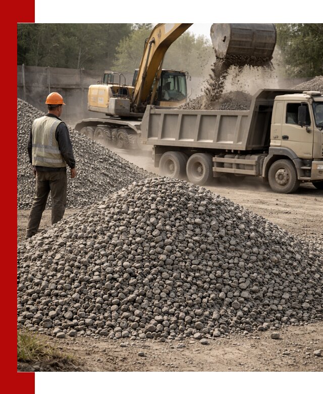 Шлаковый щебень фракция 5-20 с доставкой в Северодвинске