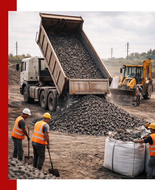 Шлаковый щебень фракция 40-70 с доставкой в Северодвинске