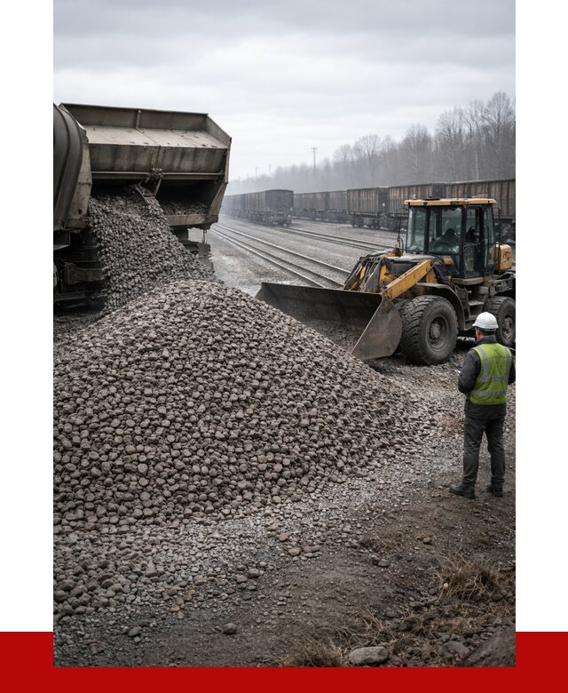 Купить железнодорожный щебень в Северодвинске от 2834 р. | ПРОНЕРУДСвр