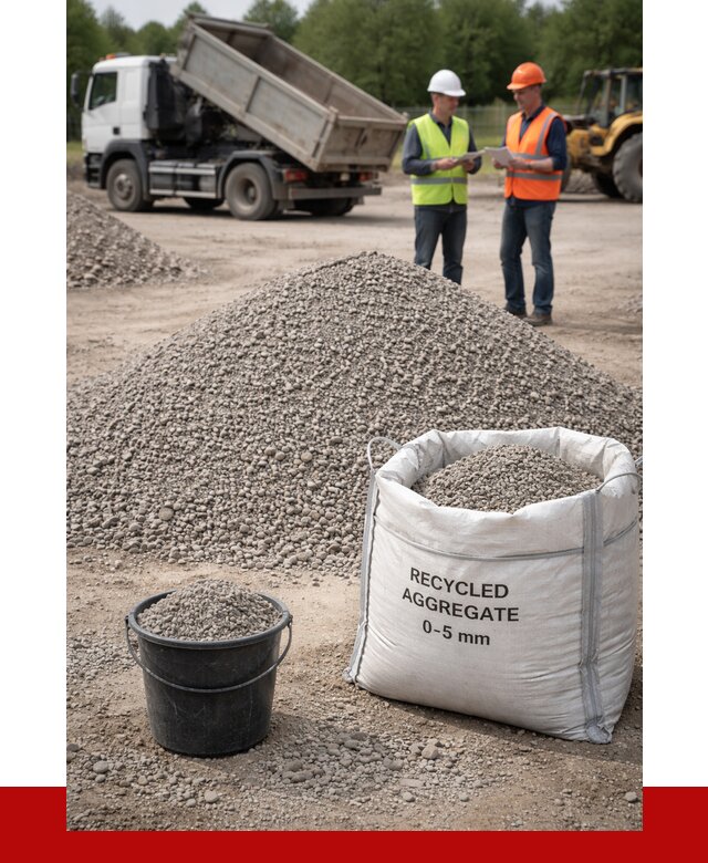 Вторичный щебень фракция 0-5 в Северодвинске от 1619 р. ПРОНЕРУДСвр