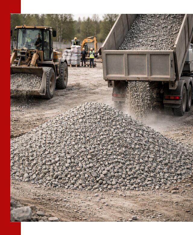 Вторичный щебень фракции 5-20 в Северодвинске — доставка и продажа крупнотоннажно