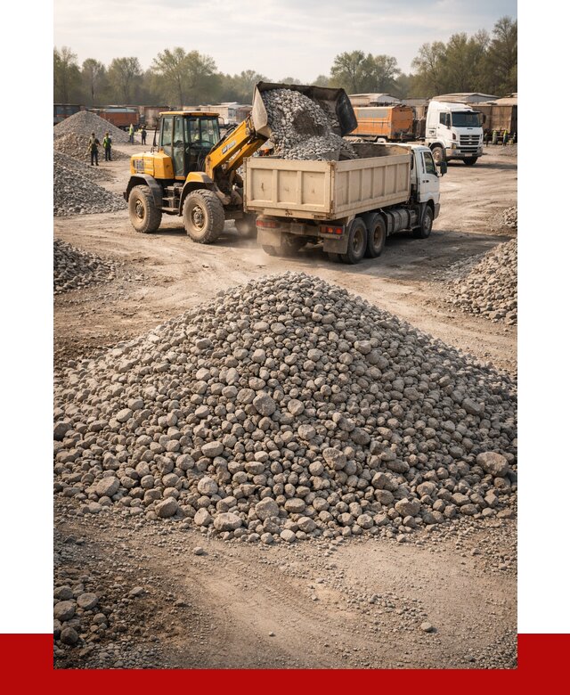 Вторичный щебень фракция 40-70 в Северодвинске от 1761 р, ПРОНЕРУДСвр