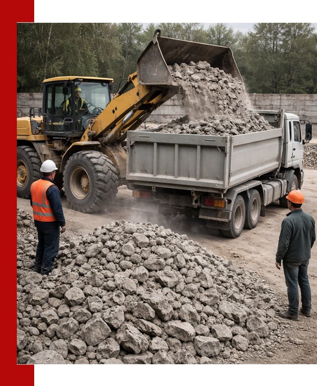 Вторичный щебень фракция 70–150 в Северодвинске с доставкой