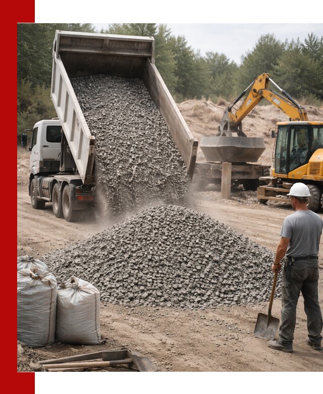 Доставка и продажа бетонного щебня в Северодвинске