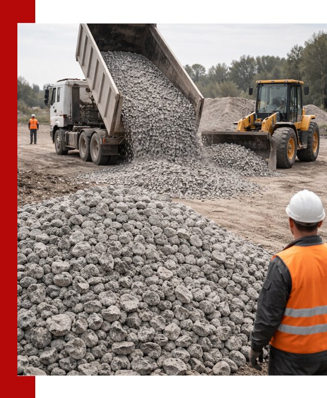 Доставка бетонного щебня фракции 20-40 в Северодвинске