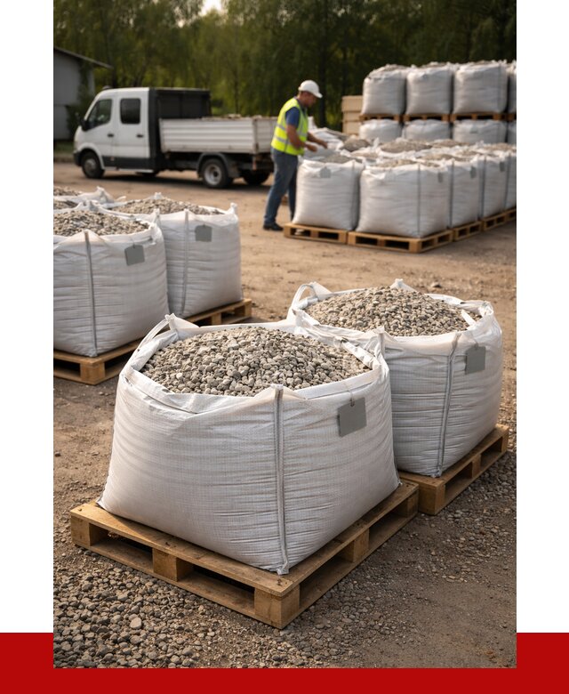 Щебень в мешках с доставкой в Северодвинске от 4251 р. | ПРОНЕРУДСвр