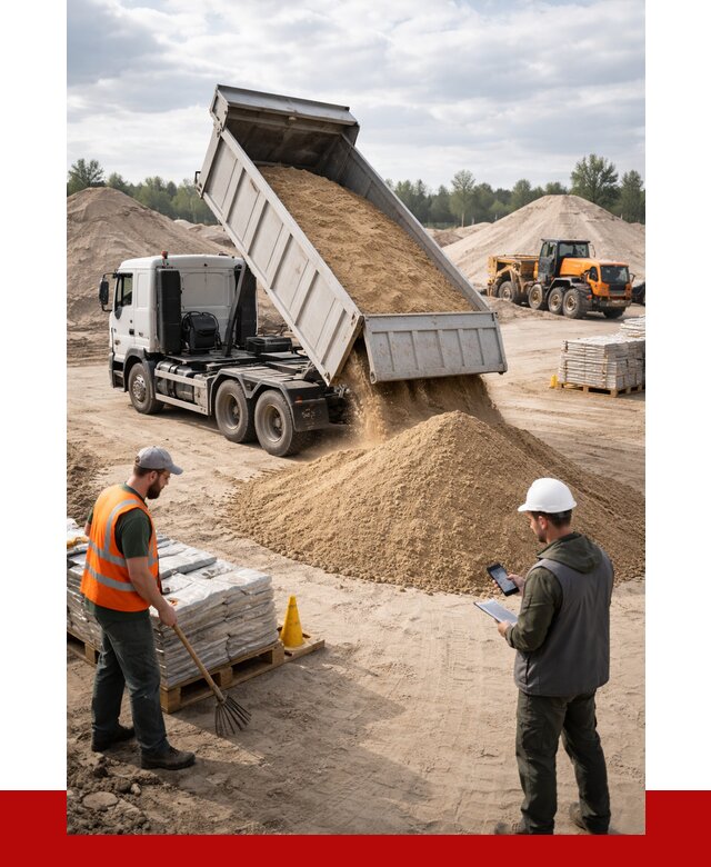 Карьерный песок с доставкой в Северодвинске от 3644 р. ПРОНЕРУДСвр