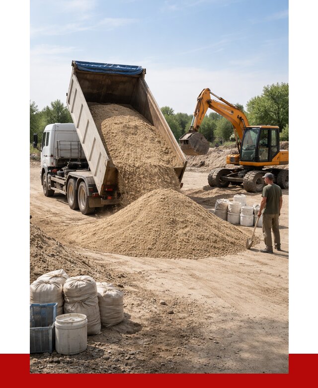 Купить речной песок в Северодвинске от 1215 р. за куб | ПРОНЕРУДСвр