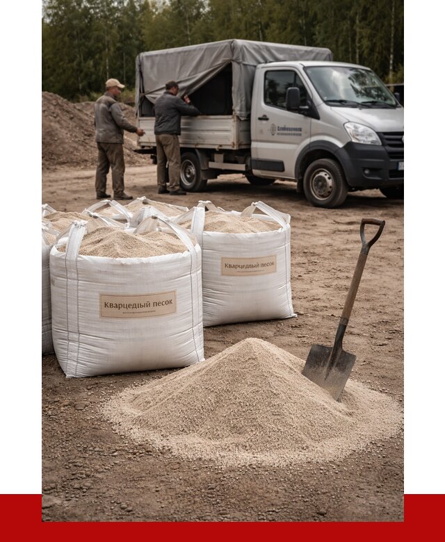 Кварцевый песок для пескоструя в Северодвинске от 4554 р. | ПРОНЕРУДСвр