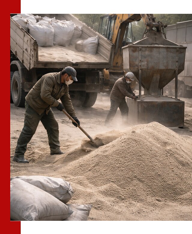 Кварцевый песок для пескоструя в Северодвинске — доставка и качество