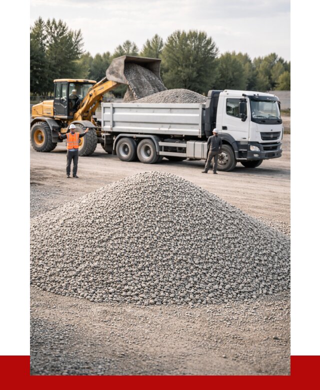 Купить мытый гравий в Северодвинске от 3542 р, доставка ПРОНЕРУДСвр