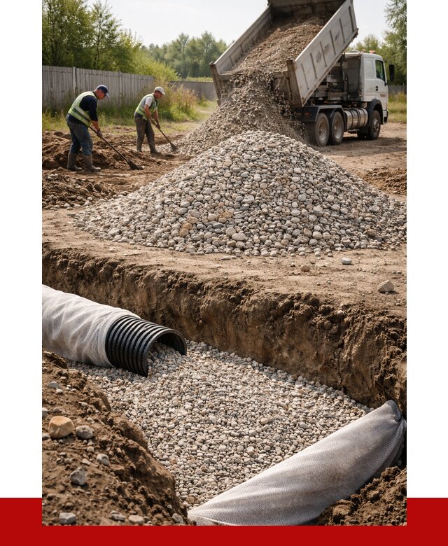 Гравий для дренажа в Северодвинске от 2227 р., доставка ПРОНЕРУДСвр