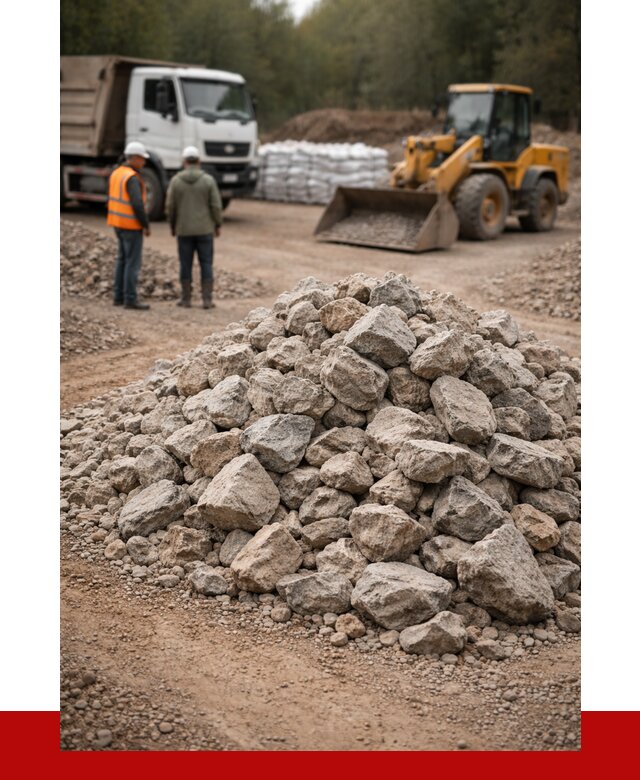 Купить бутовый камень с доставкой в Северодвинске от 2328 р. | ПРОНЕРУДСвр