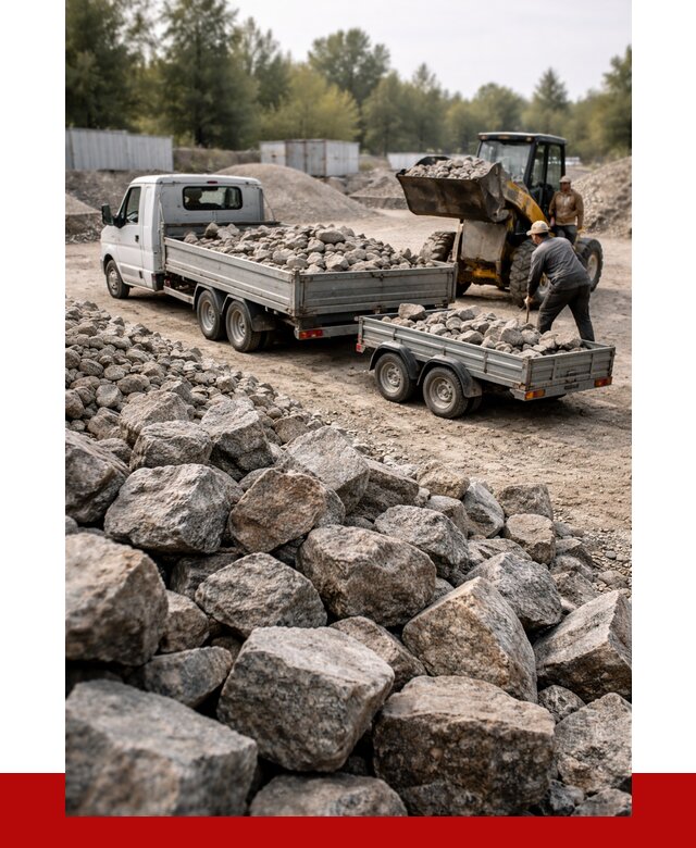 Купить бутовый камень гранитный в Северодвинске от 2834 р. | ПРОНЕРУДСвр