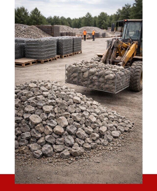 Камень для габионов фракция 70-150 в Северодвинске от 4251 р. | ПРОНЕРУДСвр