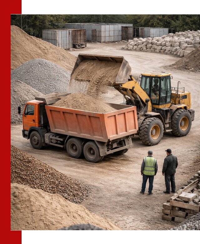 Доставка сыпучих смесей и смесей для стройки в Северодвинске