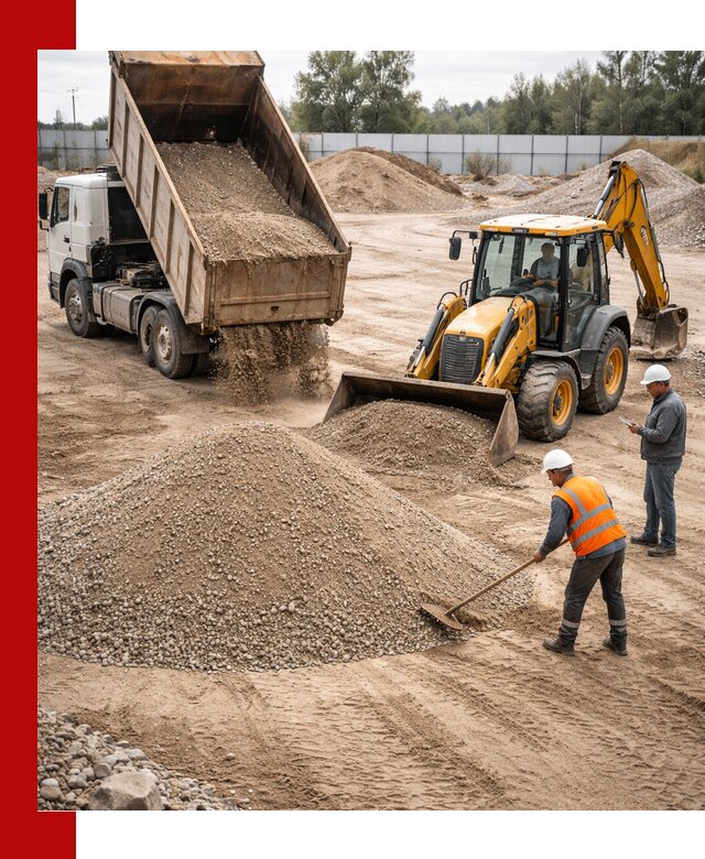 Поставка и доставка ПГС С4 в мешках и самосвалах в Северодвинске