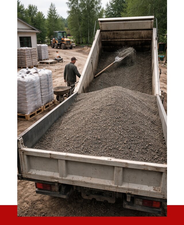 ЩПС с доставкой в Северодвинске от 2125 р. за куб | ПРОНЕРУДСвр