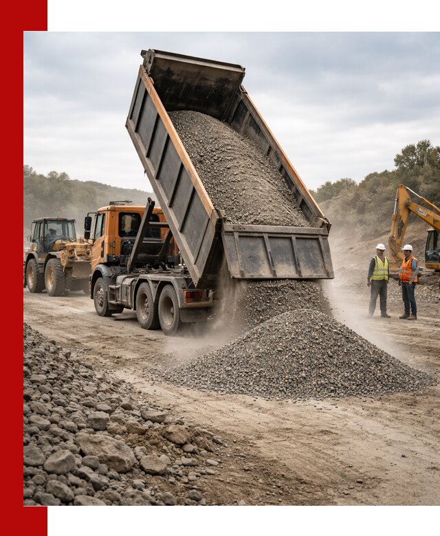 Щебёночно-песчаная смесь ЩПС С1 с доставкой в Северодвинске