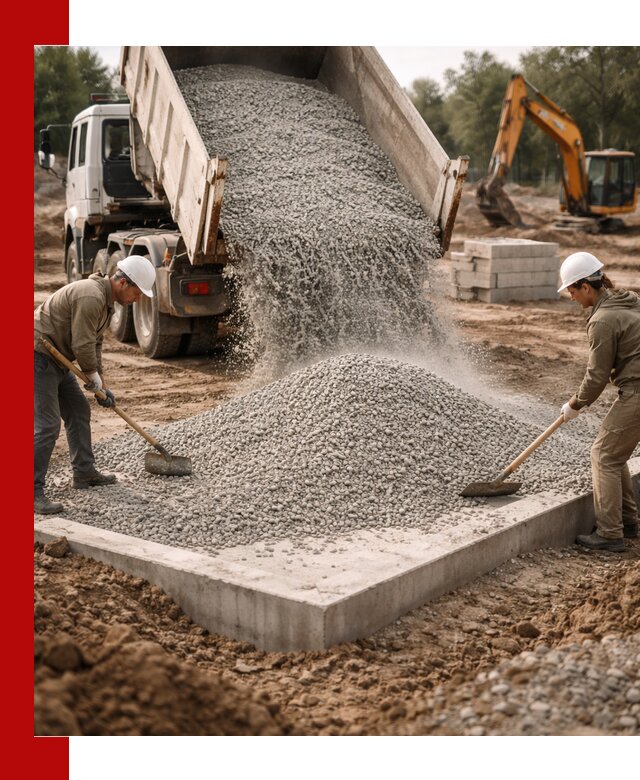 Доставка и продажа отсева для бетона в Северодвинске