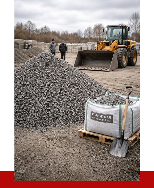 Купить гранитную крошку в Северодвинске от 4858 р. с доставкой | ПРОНЕРУДСвр