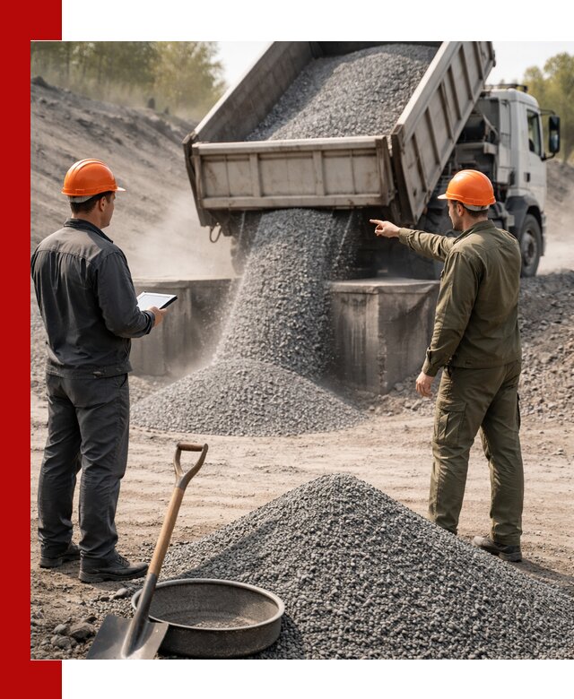 Гранитная крошка фракция 2-5 доставка в Северодвинске