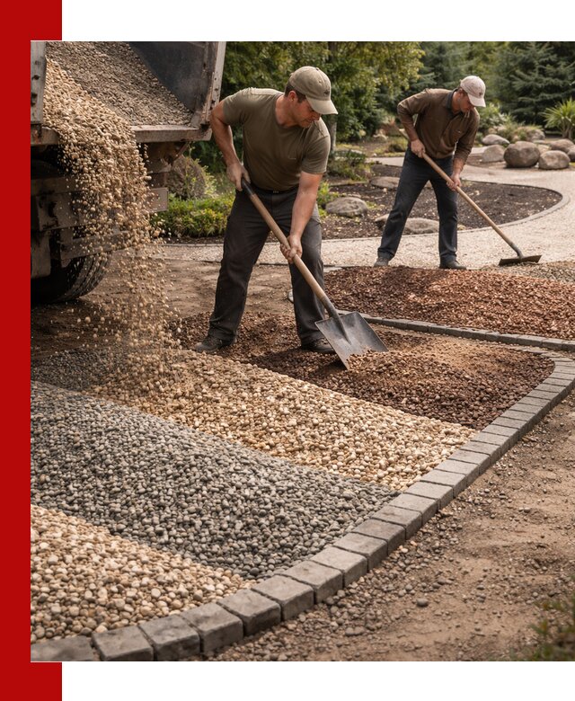 Декоративная крошка для ландшафта в Северодвинске — продажа и доставка