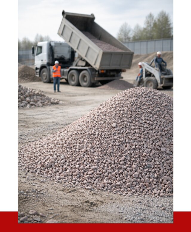 Крошка розовый гранит в Северодвинске с доставкой от 4656 р. | ПРОНЕРУДСвр