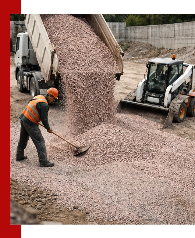 Крошка розовый гранит с доставкой в Северодвинске от производителя