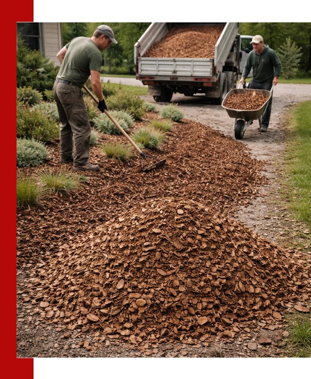Крошка для мульчирования с доставкой в Северодвинске
