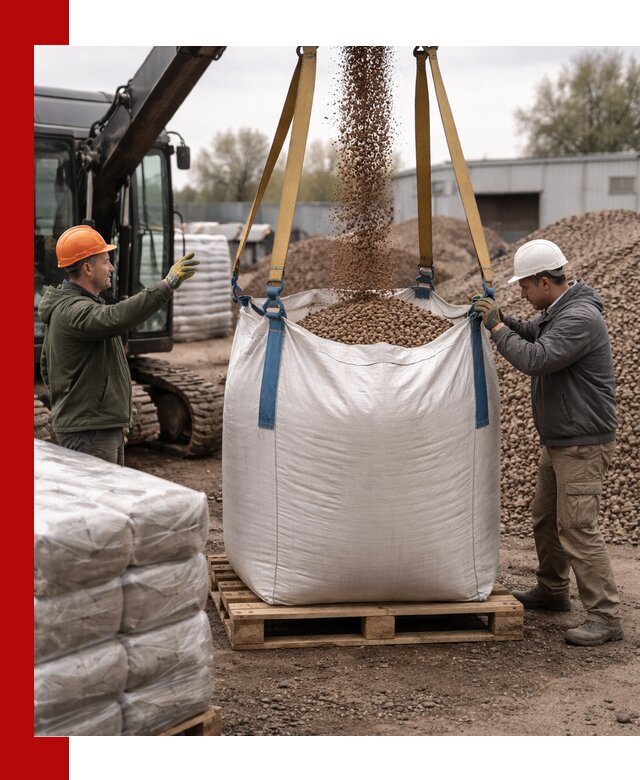 Керамзит в биг-бегах с доставкой в Северодвинске