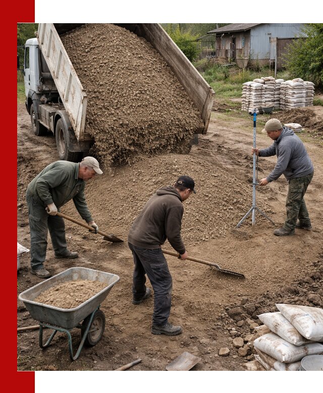 Керамзитовый песок с доставкой в Северодвинске оптом и в розницу