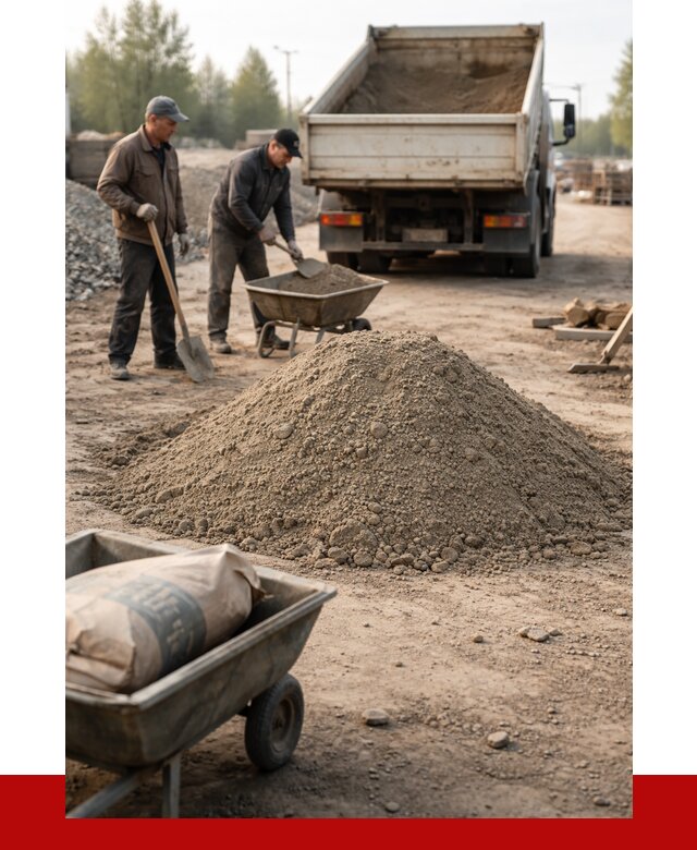 Цементно-песчаная смесь М150 в Северодвинске от 4757 р. | ПРОНЕРУДСвр