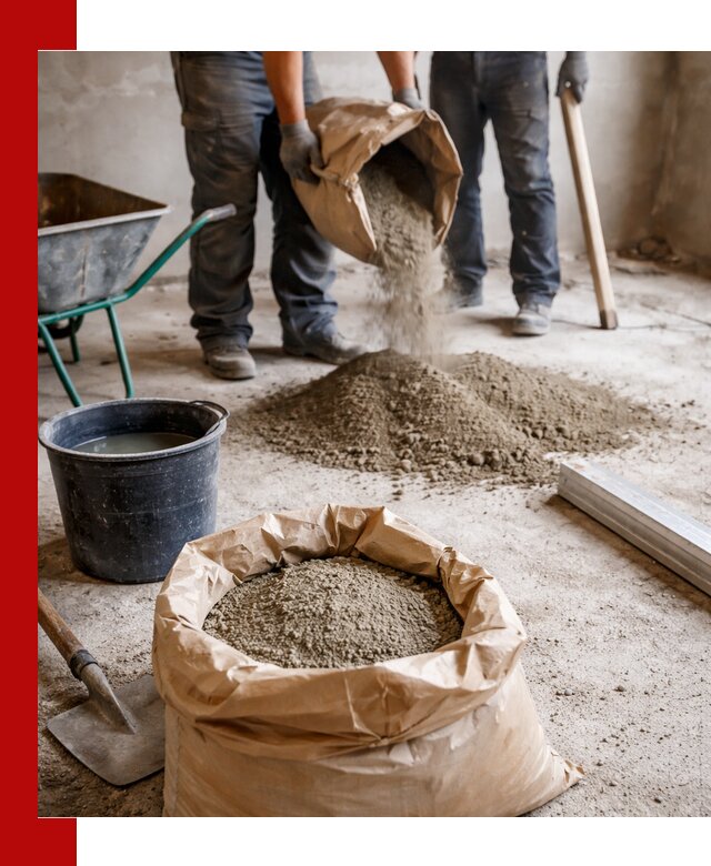 Доставка сухой смеси для стяжки в Северодвинске