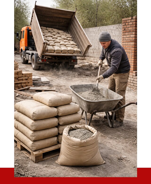 Купить сухую смесь для кладки в Северодвинске от 1215 р. | ПРОНЕРУДСвр