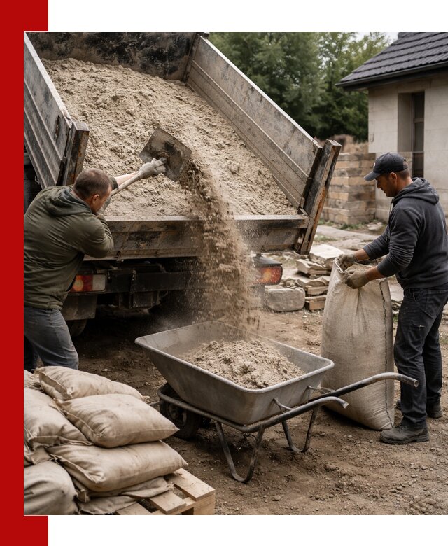 Качественная сухая смесь для кладки с доставкой в Северодвинске