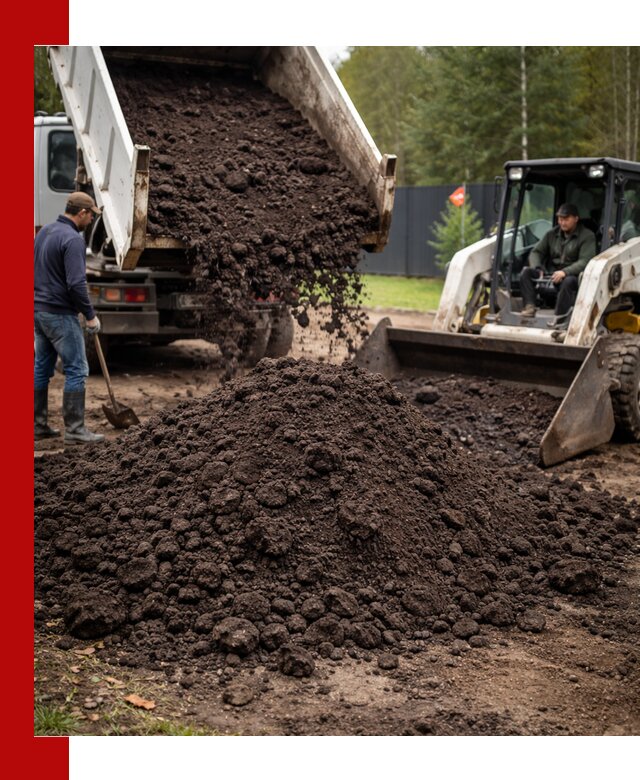 Плодородный грунт с доставкой в Северодвинске для садов и огородов