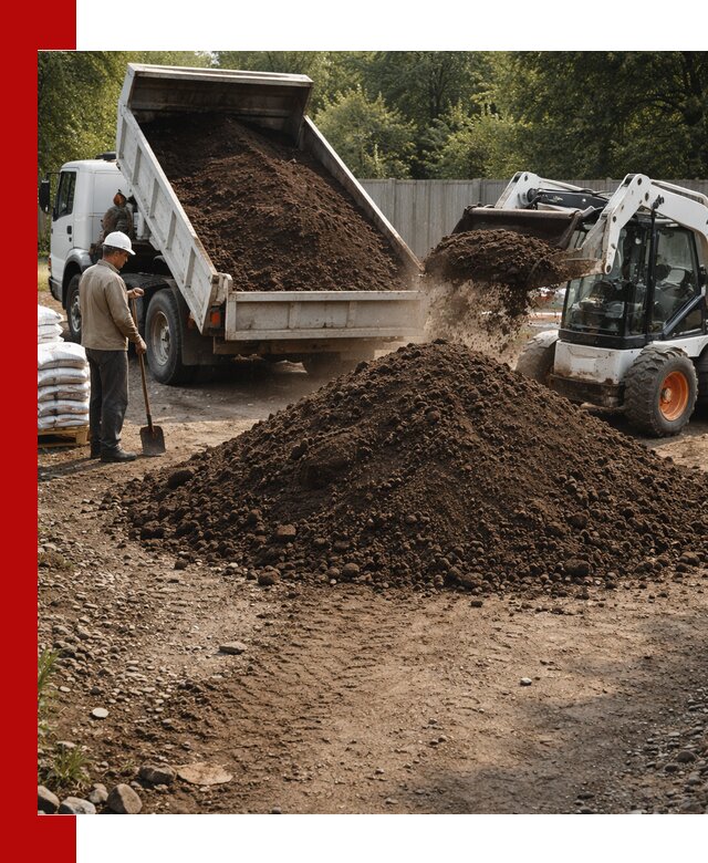 Доставка растительного грунта в Северодвинске от производителя оптом и в розницу