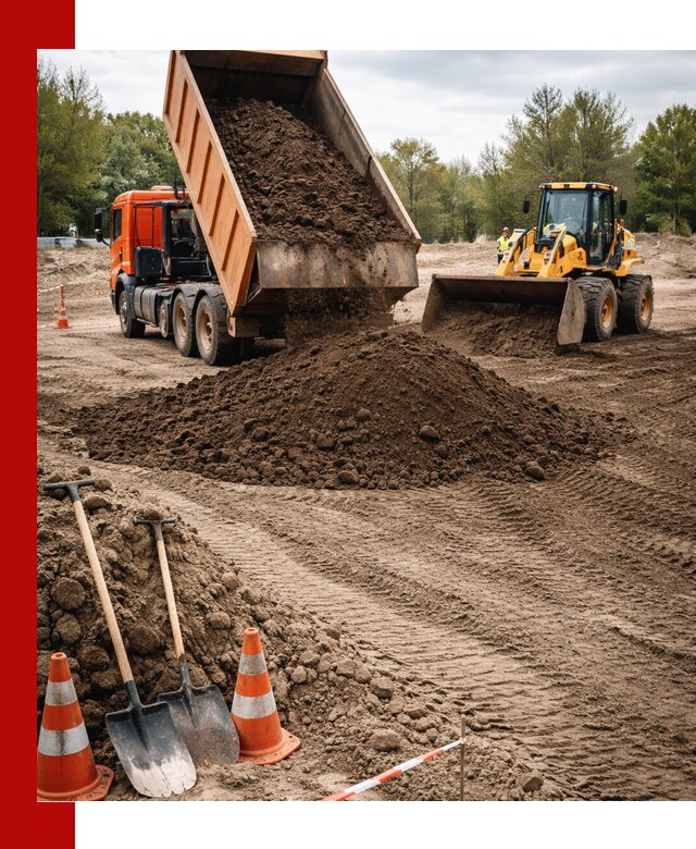 Поставка и доставка планировочного грунта в Северодвинске